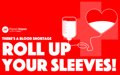 There’s a Blood Shortage – Roll Up Your Sleeves!